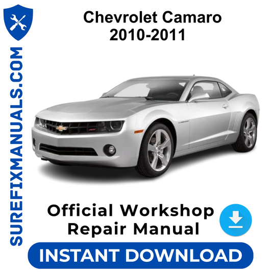 Chevrolet Camaro 2010-2011 Official Workshop Repair Manual