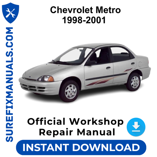 Chevrolet Metro 1998-2001 Official Workshop Repair Manual