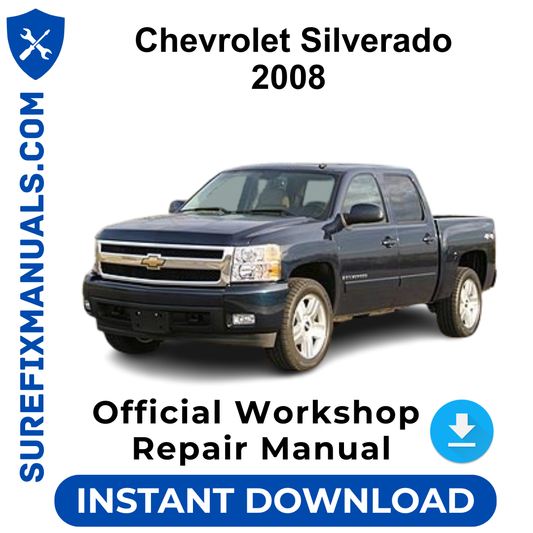 Chevrolet Silverado 2008 Official Workshop Repair Manual
