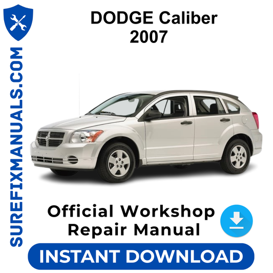 DODGE Caliber 2007 Official Workshop Repair Manual