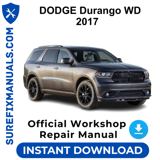 DODGE Durango WD 2017 Official Workshop Repair Manual