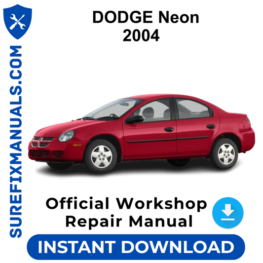 DODGE Neon 2004 Official Workshop Repair Manual