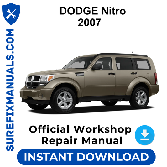 DODGE Nitro 2007 Official Workshop Repair Manual