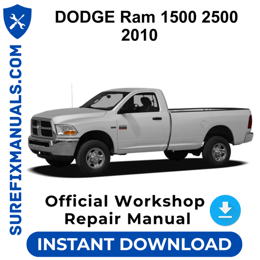 DODGE Ram 1500 2500 2010 Official Workshop Repair Manual