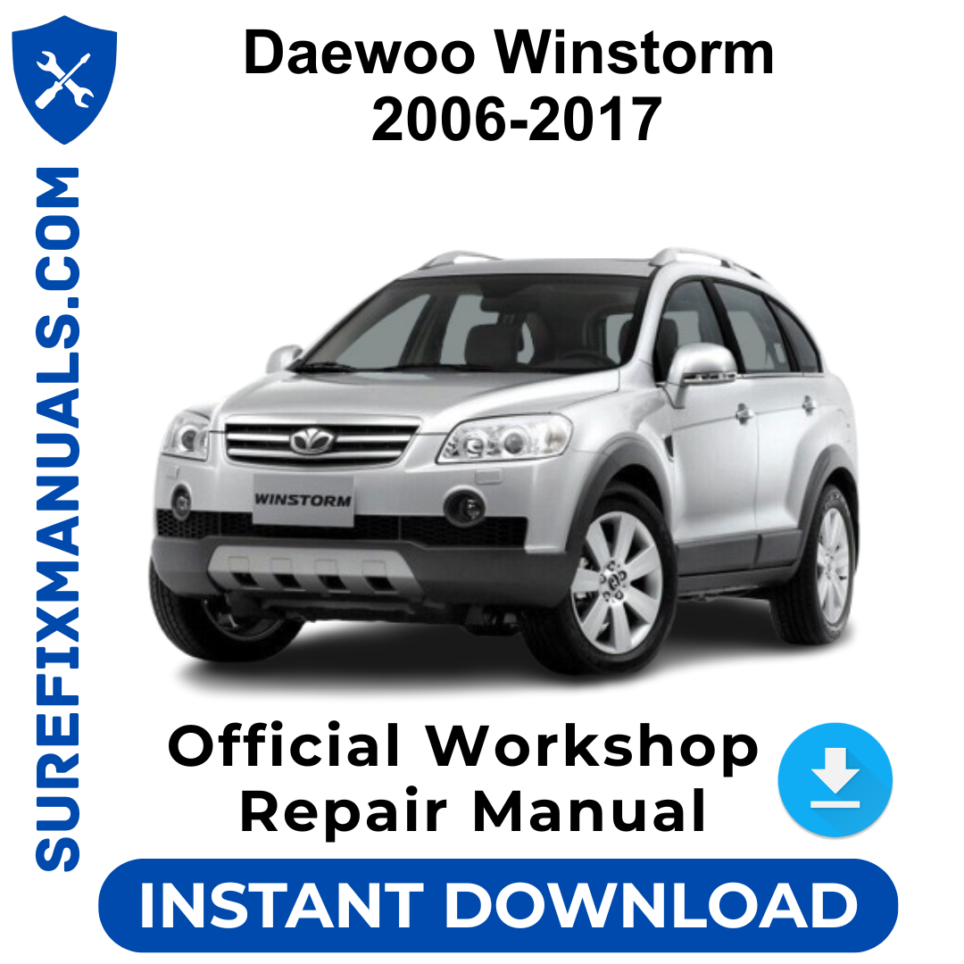 Daewoo Winstorm 2006-2017 Official Workshop Repair Manual