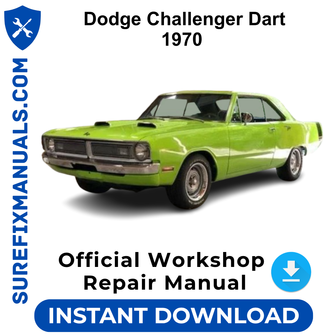 Dodge Challenger Dart 1970 Official Workshop Repair Manual
