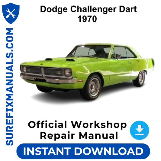 Dodge Challenger Dart 1970 Official Workshop Repair Manual