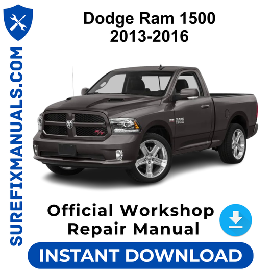 Dodge Ram 1500 2013-2016 Official Workshop Repair Manual