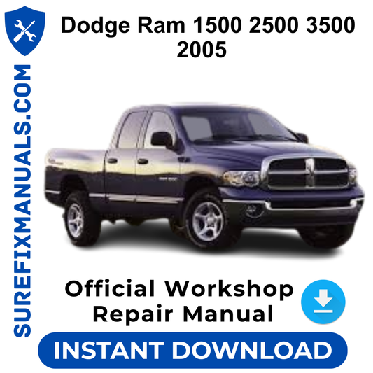Dodge Ram 1500 2500 3500 2005 Official Workshop Repair Manual