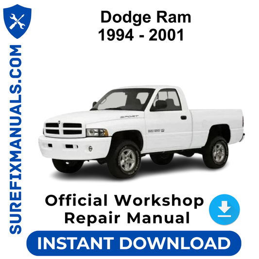 Dodge Ram 1994 - 2001 Official Workshop Repair Manual