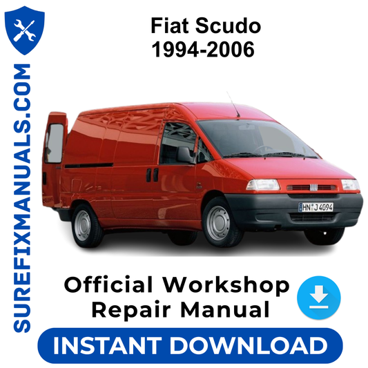 Fiat Scudo 1994-2006 Official Workshop Repair Manual