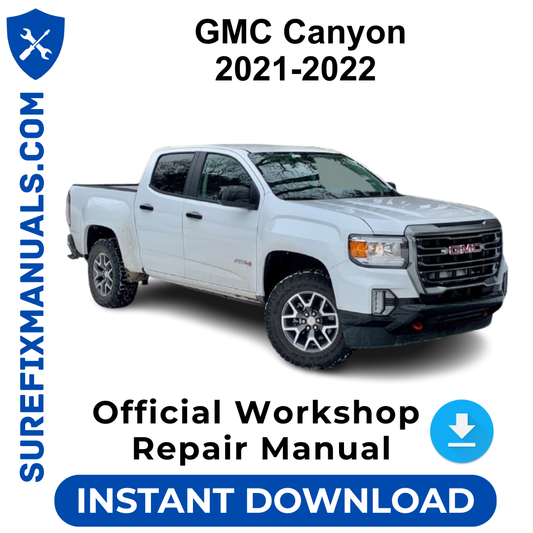 GMC Canyon 2021-2022 Official Workshop Repair Manual