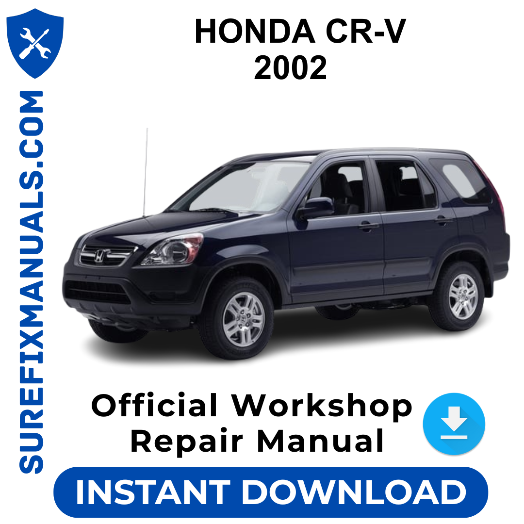 HONDA CR-V 2002 Official Workshop Repair Manual