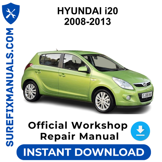HYUNDAI i20 2008-2013 Official Workshop Repair Manual
