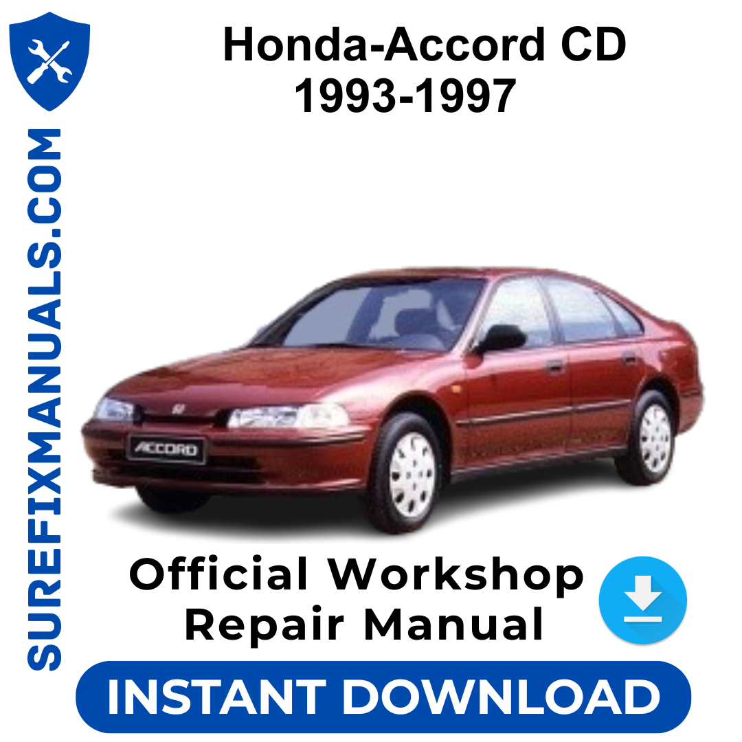 Honda Accord CD 1993-1997 Official Workshop Repair Manual