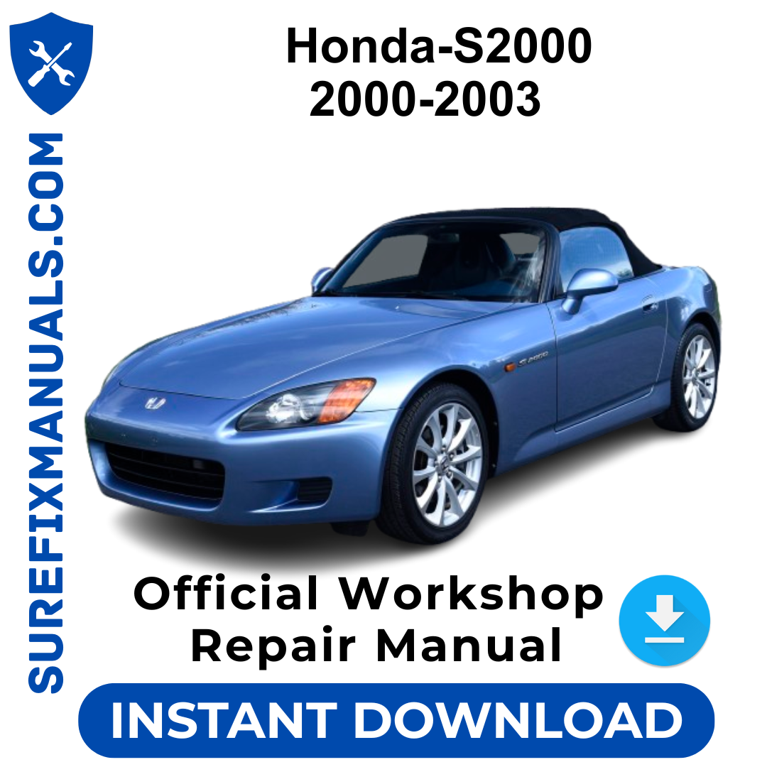 Honda S2000 2000-2003 Official Workshop Repair Manual