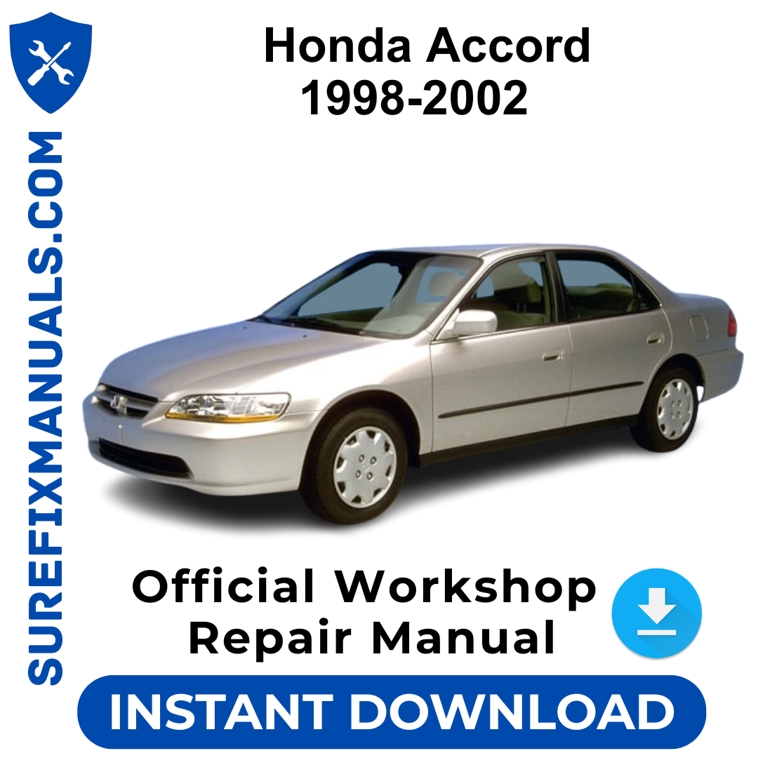 Honda Accord 1998-2002 Official Workshop Repair Manual