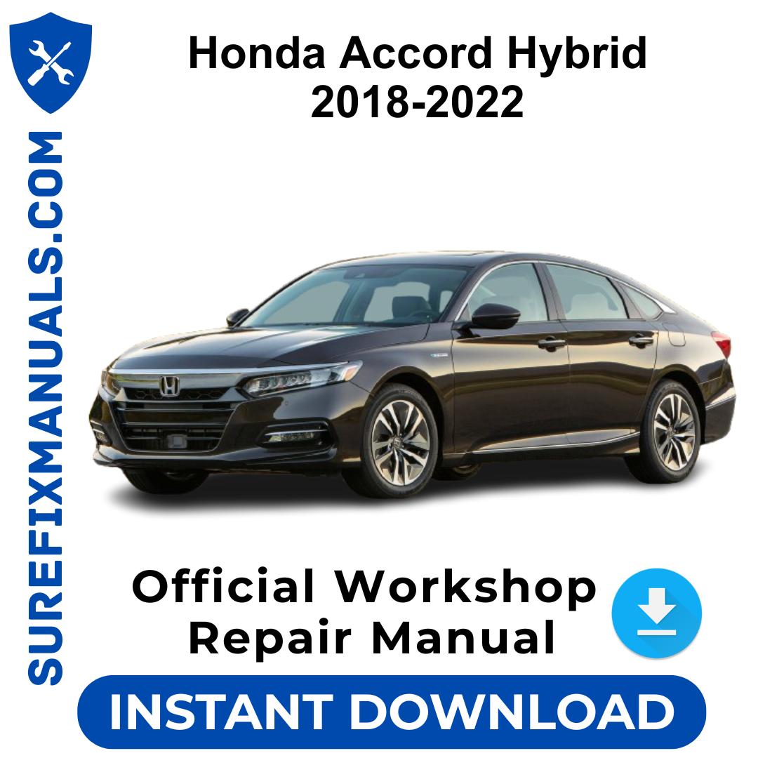 Honda Accord Hybrid 2018-2022 Official Workshop Repair Manual