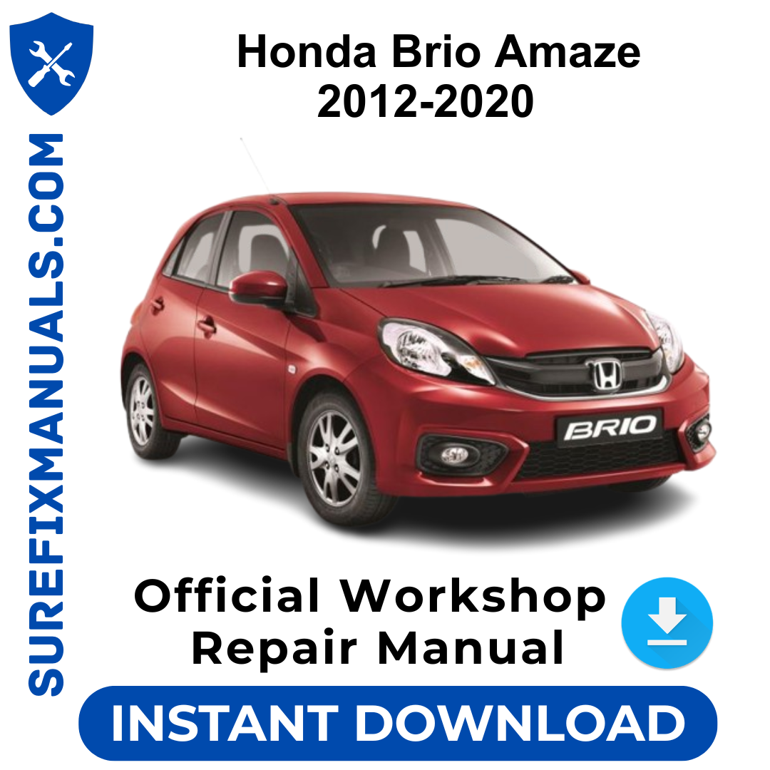 Honda Brio Amaze 2012-2020 Official Workshop Repair Manual