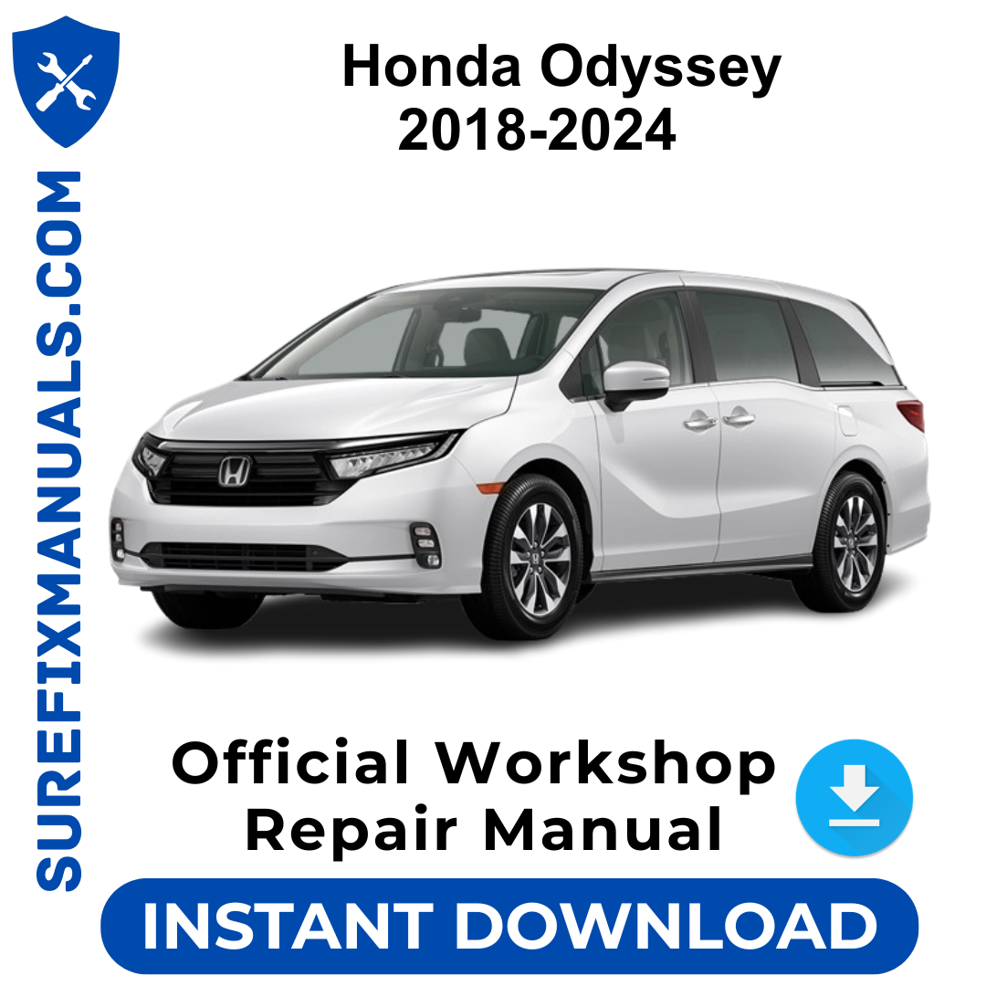 Honda Odyssey 2018-2024 Official Workshop Repair Manual