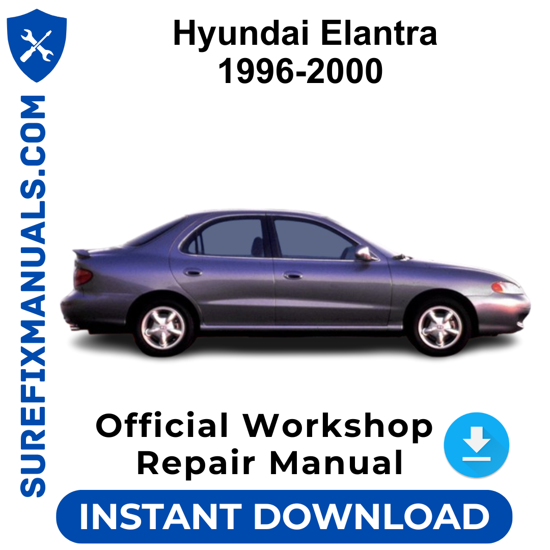 Hyundai Elantra 1996-2000 Official Workshop Repair Manual