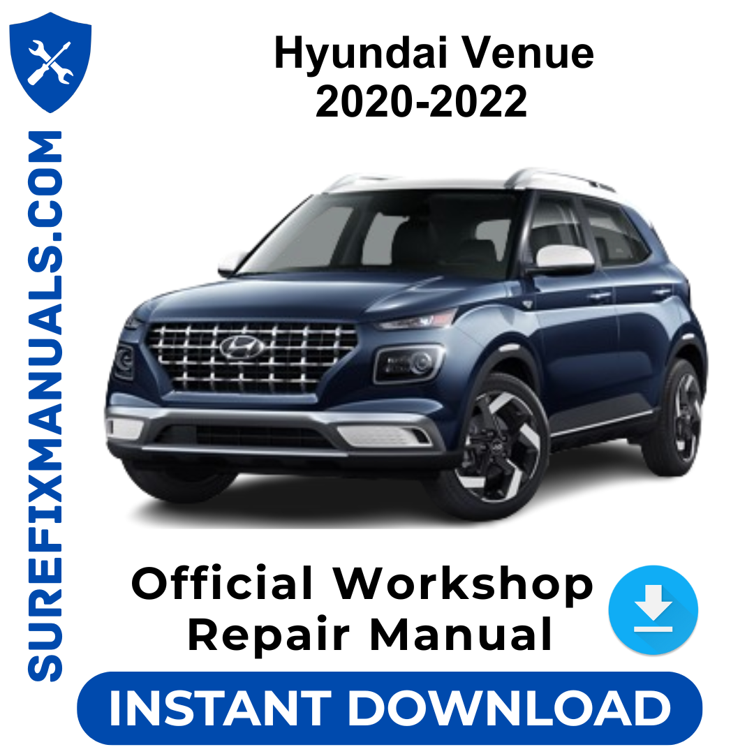 Hyundai Venue 2020-2022 Official Workshop Repair Manual
