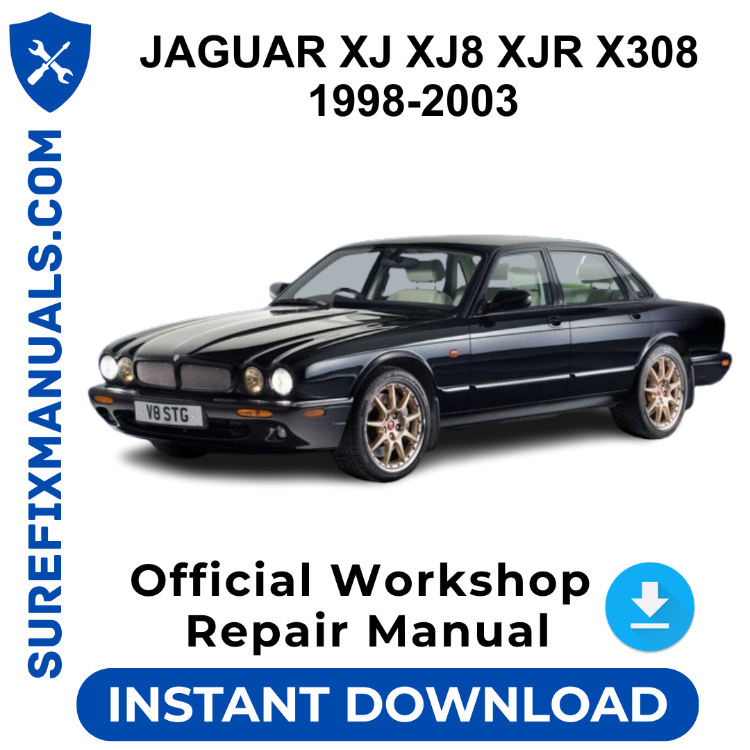 JAGUAR XJ XJ8 XJR X308 1998-2003 Official Workshop Repair Manual