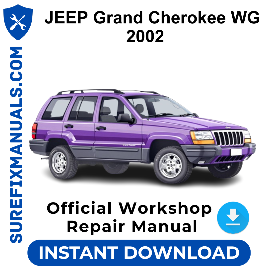 JEEP Grand Cherokee WG 2002 Official Workshop Repair Manual