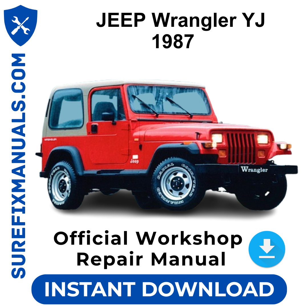 JEEP Wrangler YJ 1987 Official Workshop Repair Manual