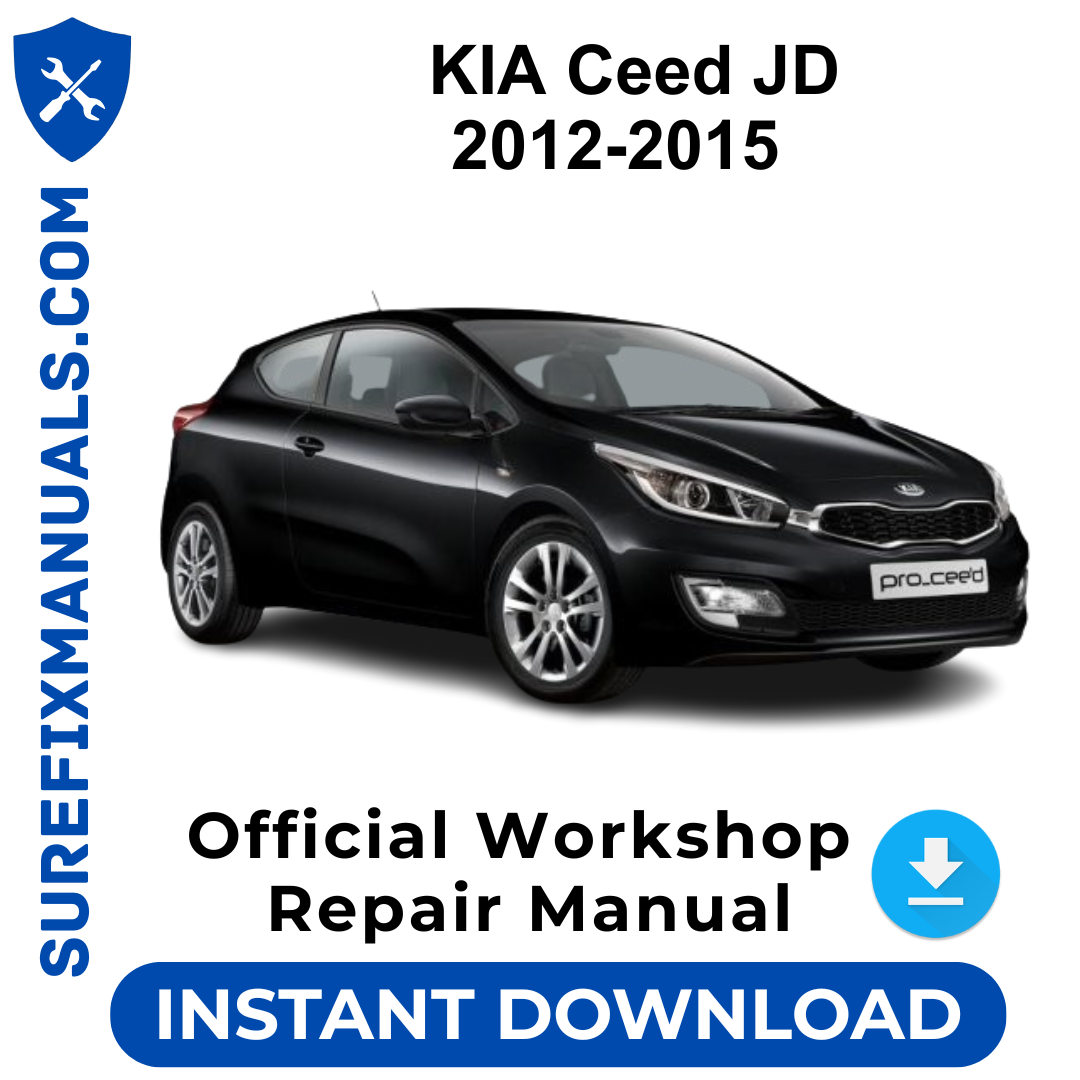 KIA Ceed JD  2012-2015 Official Workshop Repair Manual