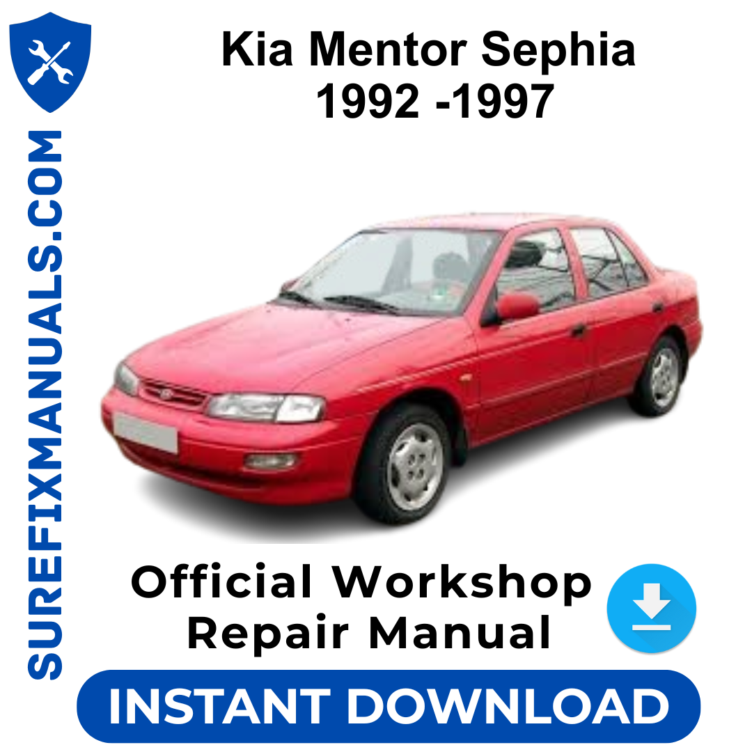 Kia Mentor Sephia 1992 -1997 Official Workshop Repair Manual