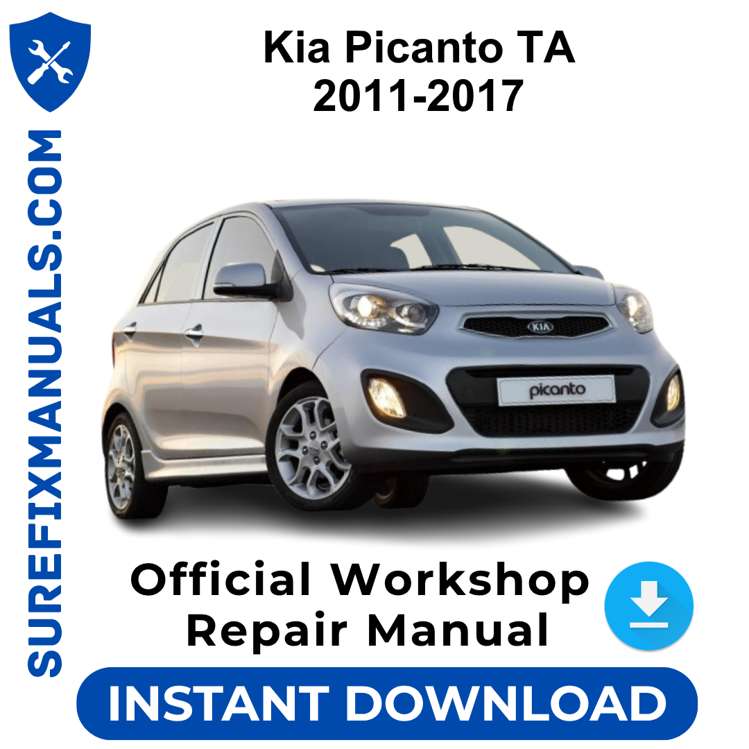 Kia Picanto TA 2011-2017 Official Workshop Repair Manual