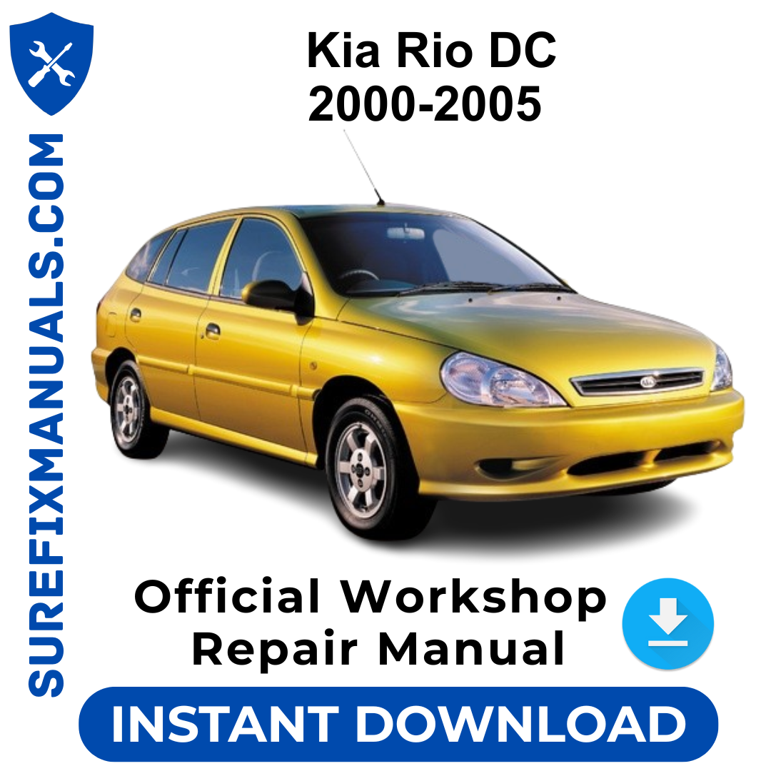 Kia Rio DC 2000-2005 Official Workshop Repair Manual