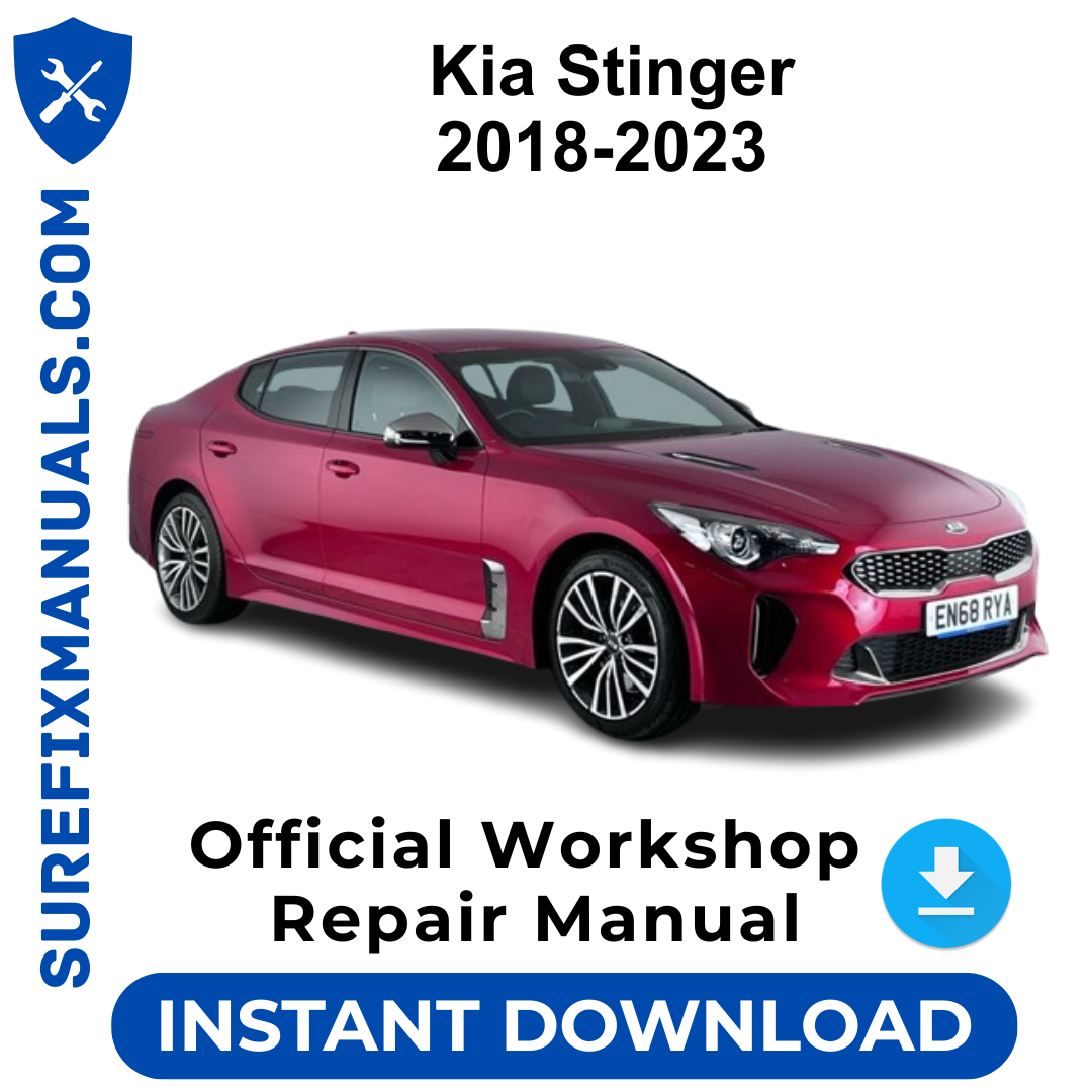 Kia Stinger 2018-2023 Official Workshop Repair Manual
