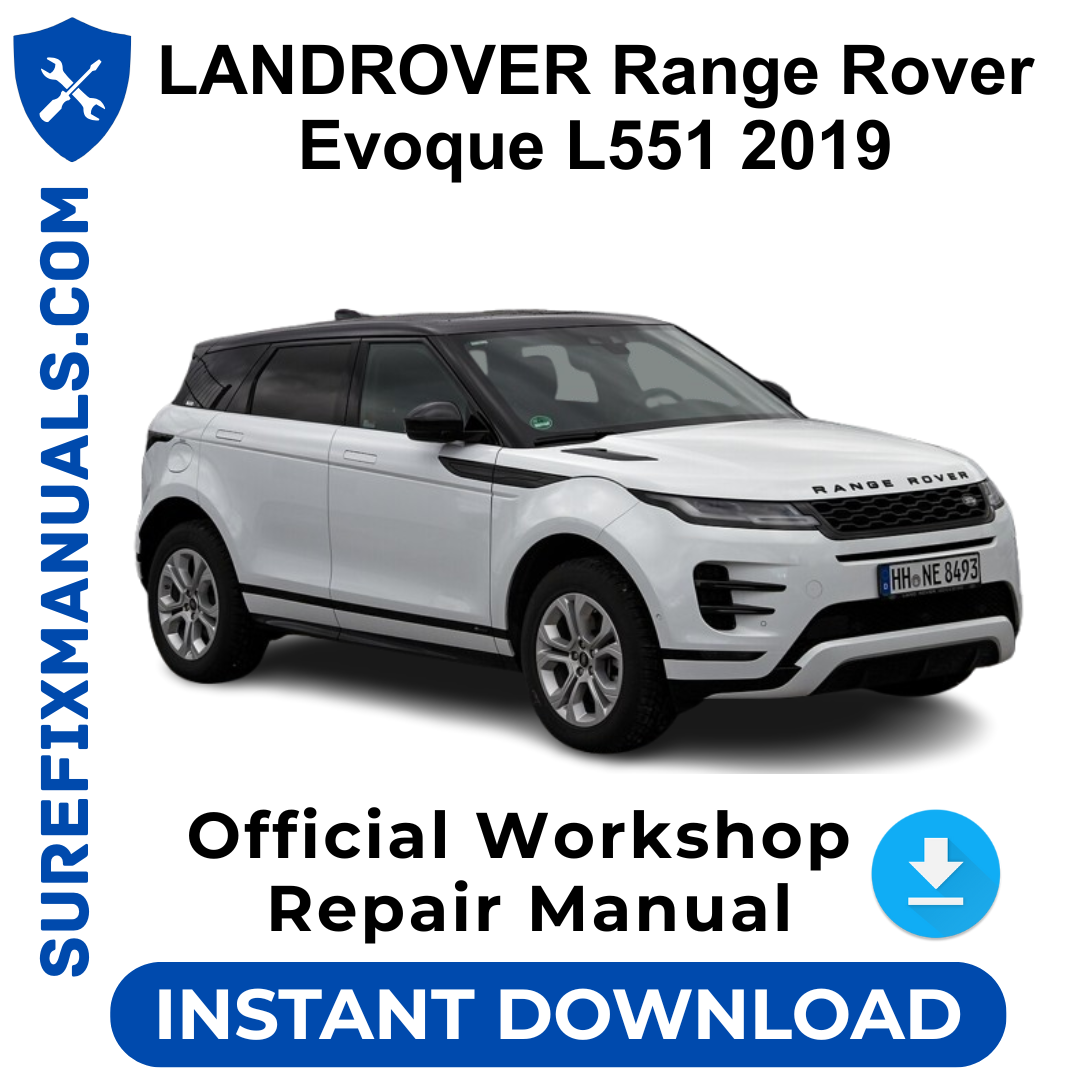 LANDROVER Range Rover Evoque L551 2019 Official Workshop Repair Manual