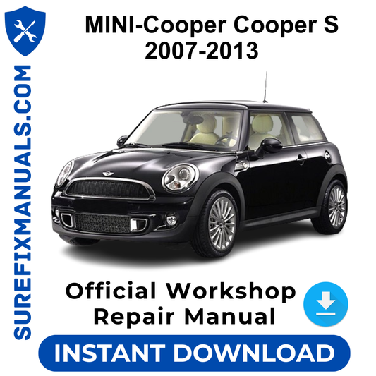 MINI-Cooper Cooper S 2007-2013 Official Workshop Repair Manual