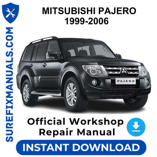 MITSUBISHI PAJERO 1999-2006 Official Workshop Repair Manual