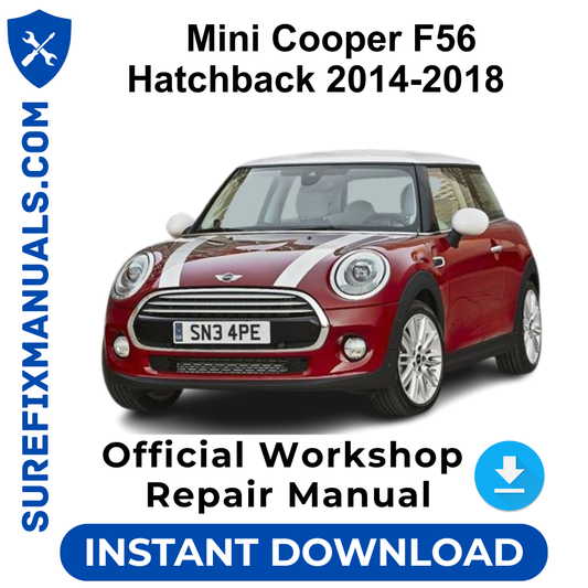 Mini Cooper F56 Hatchback 2014-2018 Official Workshop Repair Manual