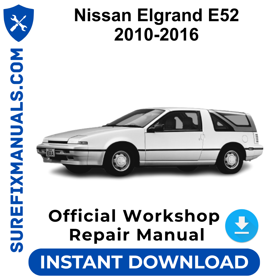 Nissan EXA N13 1986–1990 Official Workshop Repair Manual