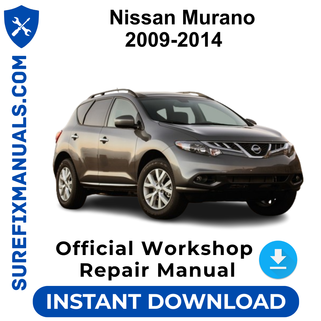 Nissan Murano 2009-2014 Official Workshop Repair Manual