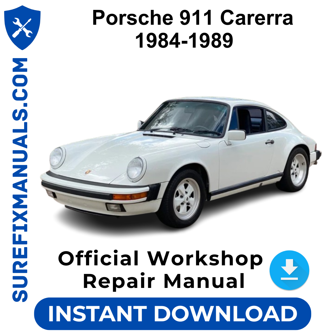 Porsche 911 Carrera 1984-1989 Official Workshop Repair Manual