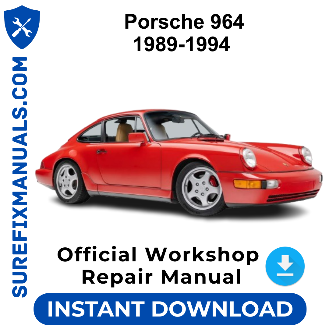 Porsche 964 1989-1994 Official Workshop Repair Manual