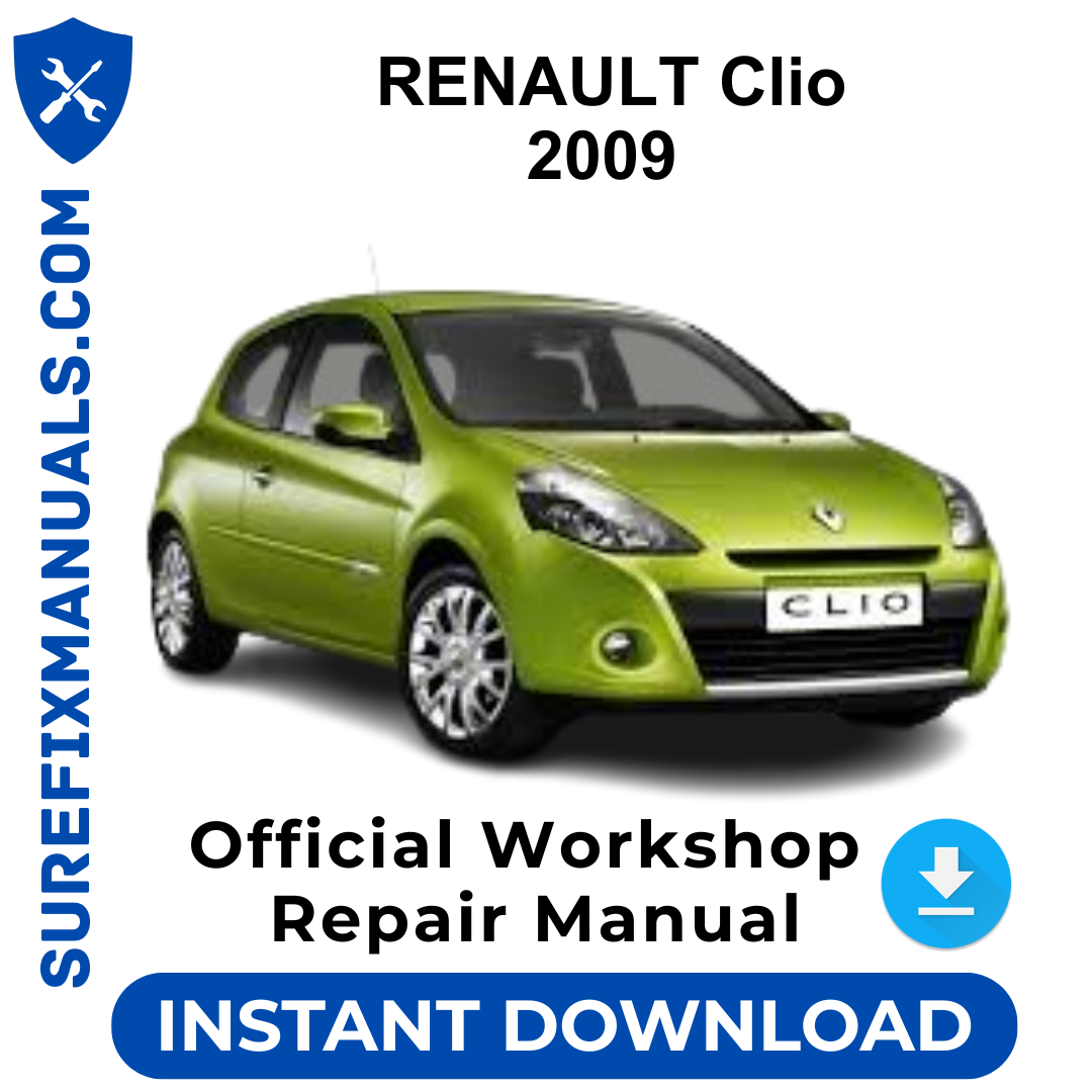 RENAULT Clio 2009 Official Workshop Repair Manual