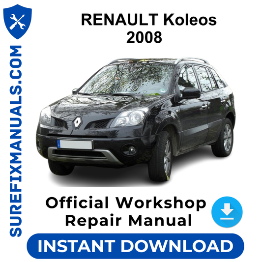 RENAULT Koleos 2008 Official Workshop Repair Manual
