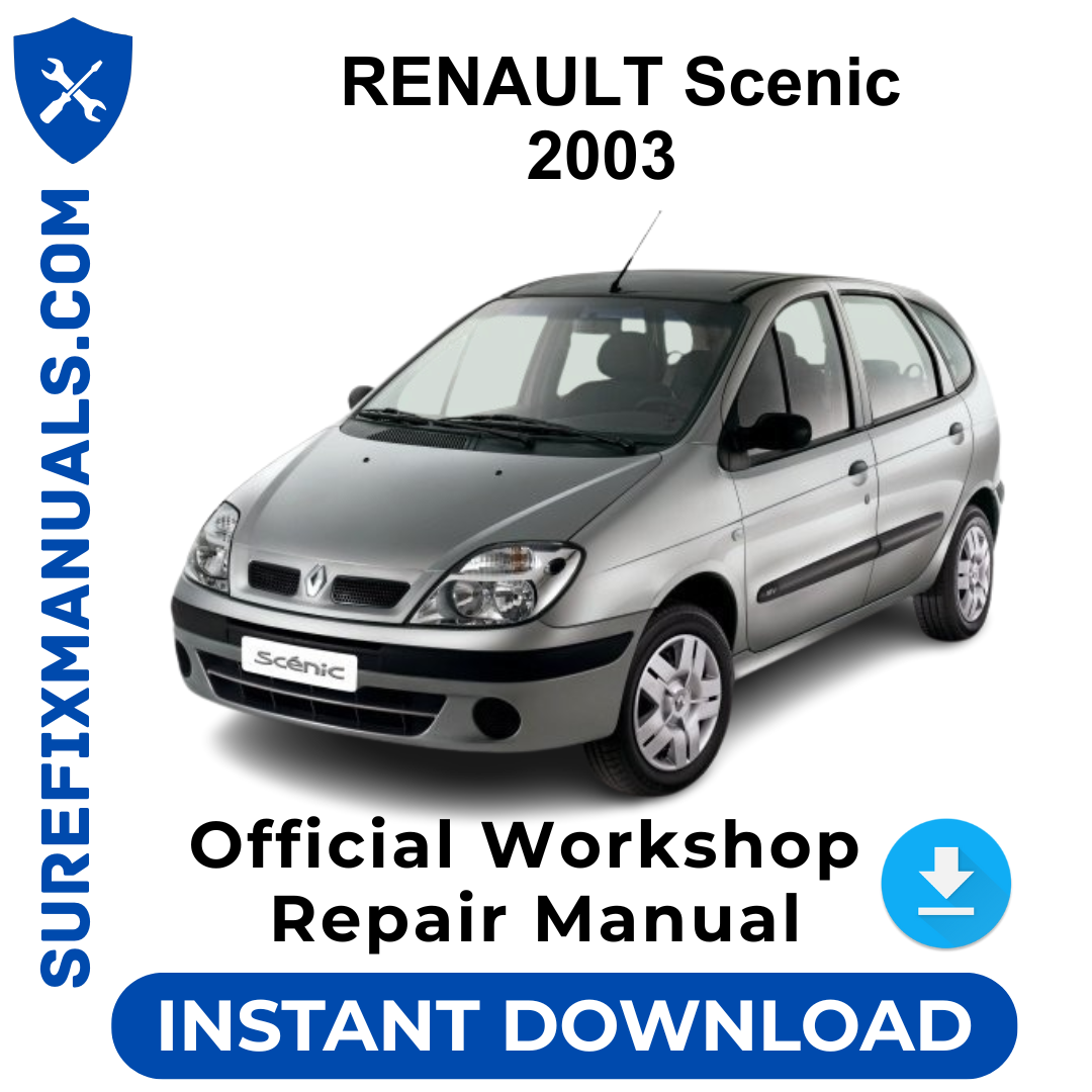 RENAULT Scenic 2003 Official Workshop Repair Manual