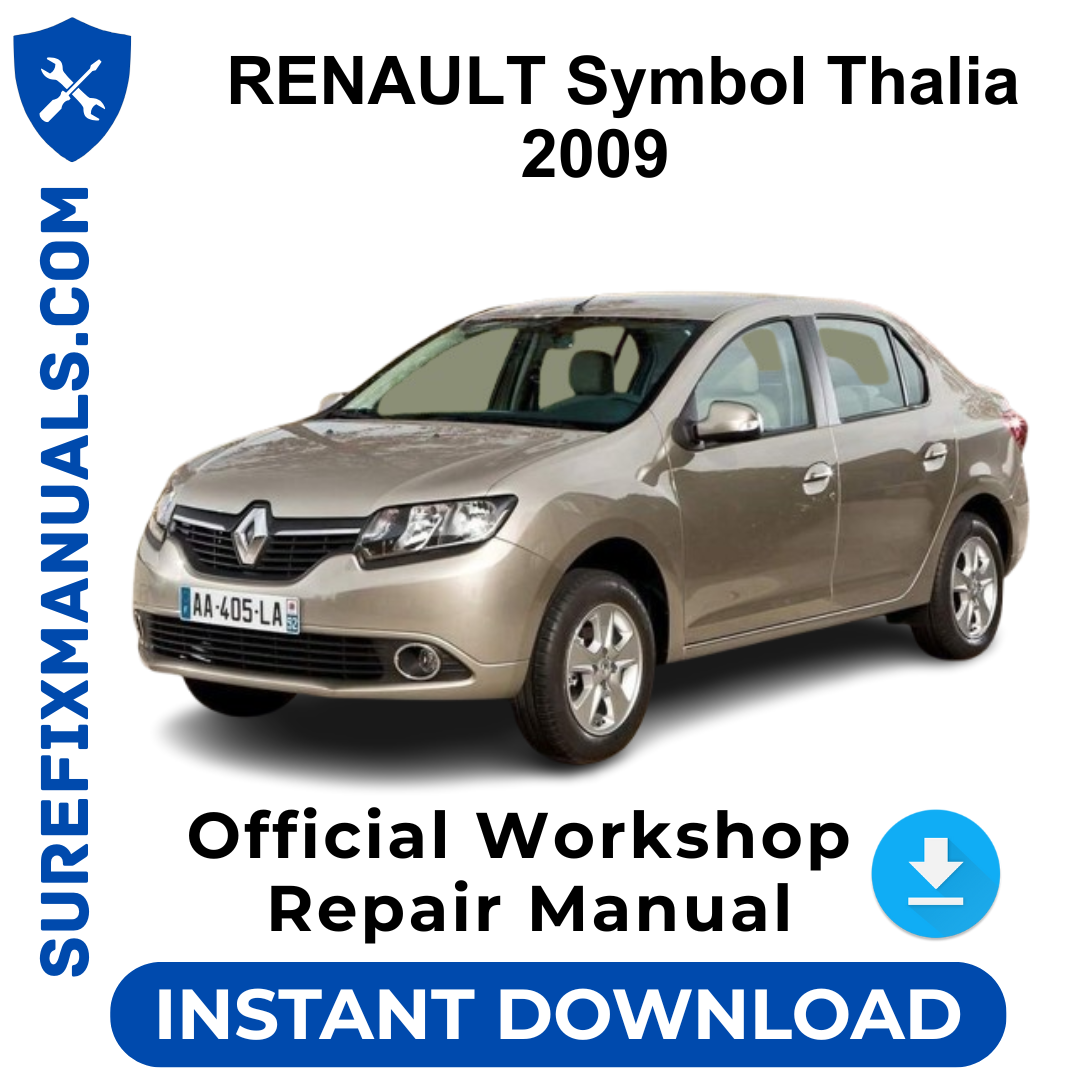 RENAULT Symbol Thalia 2009 Official Workshop Repair Manual