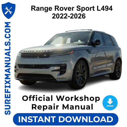 Range Rover Sport L494 2022-2026 Official Workshop Repair Manual