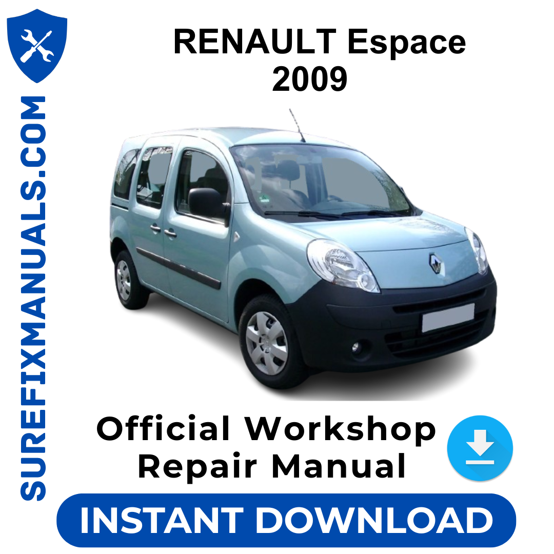 Renault Kangoo 2007-2011 Official Workshop Repair Manual