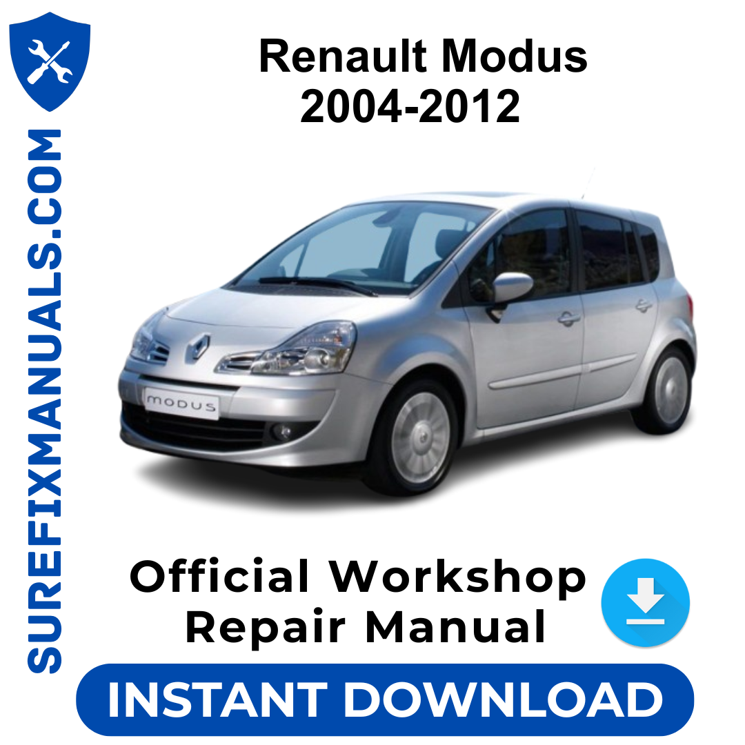 Renault Modus 2004-2012 Official Workshop Repair Manual