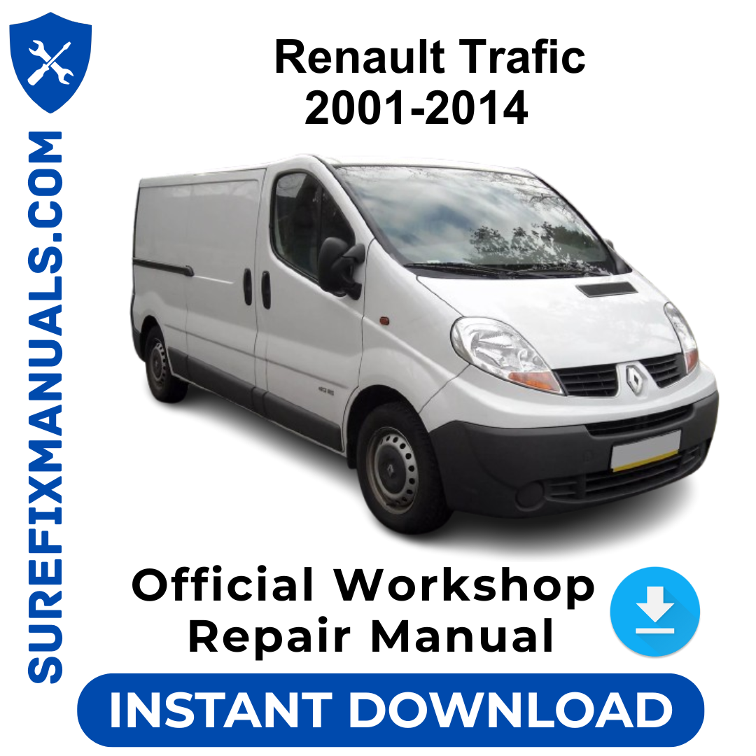 Renault Trafic 2001-2014 Official Workshop Repair Manual